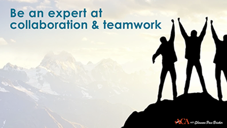 Be an expert at collaboration and teamwork.